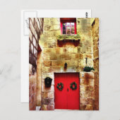 Haus im Alley Postkarte (Vorne/Hinten)