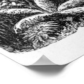 Haus im Dorf Arfak Memiwa, Neue Guinea Poster (Ecke)