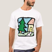 Haus im Garten T-Shirt (Vorderseite)