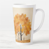 Haus im Herbst glücklich Latte Milchtasse (Rechts)