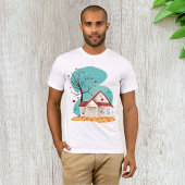 Haus im Herbst Mens T - Shirt