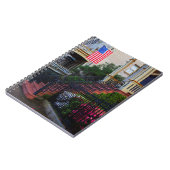 Haus im historischen Bezirk im Früjahr Notizblock (Linke Seite)