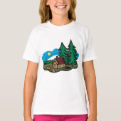Haus im Wald T-Shirt (Vorderseite)