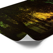 Haus im Waldposter Poster (Ecke)
