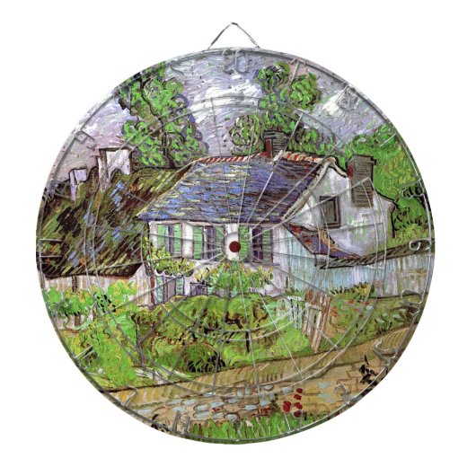Haus in Auvers, Vincent van Gogh Dartscheibe (vorne)