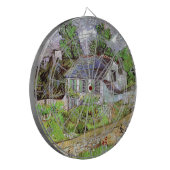 Haus in Auvers, Vincent van Gogh Dartscheibe (Vorderseite Links)
