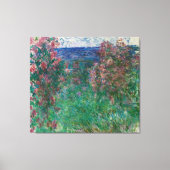 Haus in den Rose, Monet Leinwanddruck (Vorderseite)