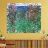 Haus in den Rose, Monet Leinwanddruck (Insitu (Wohnzimmer))