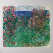 Haus in den Rose, Monet Poster (Vorne)