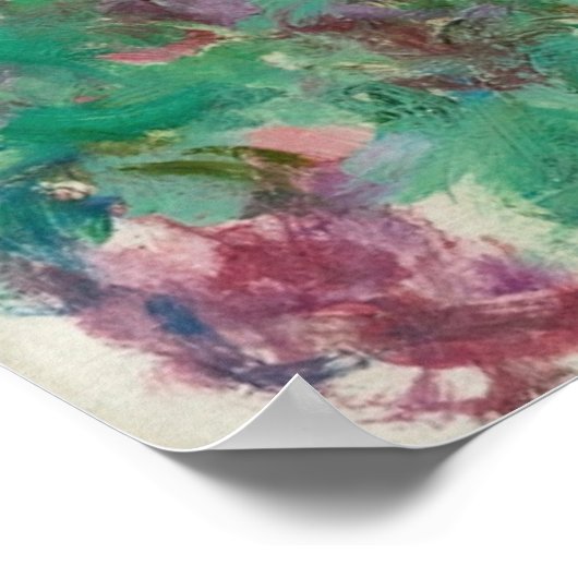 Haus in den Rose, Monet Poster (Ecke)