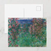 Haus in den Rose, Monet Postkarte (Vorne/Hinten)