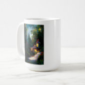 Haus in der Holz Classic Tasse, 15 oz Kaffeetasse (Vorderseite Links)