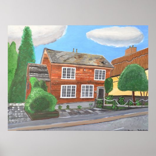 Haus in Derby, England Poster (Vorne)