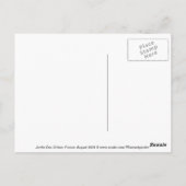 Haus in einem schönen Garten Postkarte 1 (Rückseite)