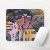 Haus in einer Landschaft Mousepad (Mit Mouse)