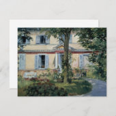 Haus in Rueil by Edouard Manet, Vintage Kunst (Vorne/Hinten)