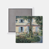 Haus in Rueil von Edouard Manet Magnet (Vorderseite/Rückseite)