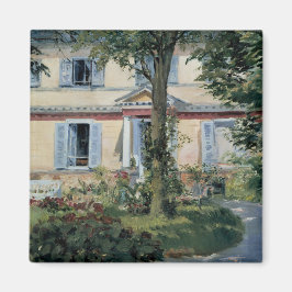Haus in Rueil von Edouard Manet Magnet