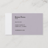 Haus-Inszenierungs-Slogan-Visitenkarten Visitenkarte (Rückseite)