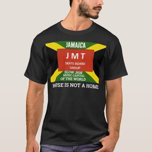 HAUS IST KEIN ZUHAUSE Basic Dunkel T - Shirt (Vorderseite)