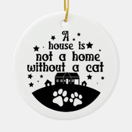 Haus ist keine Zuhause | beidseitig Keramik Ornament