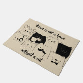 Haus ist nicht ein Zuhause ohne ein Fußmatte (Schrägansicht)