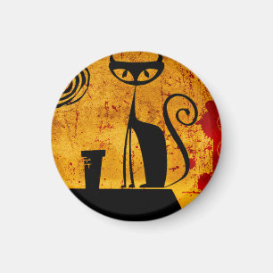 Haus-Katze Magnet
