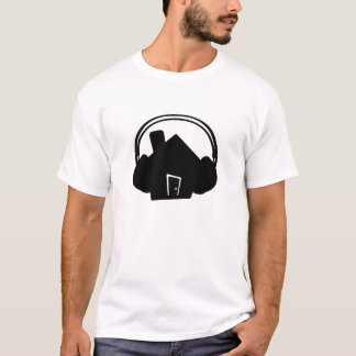 Haus-Kopfhörer-SilhouetteDoor T-Shirt