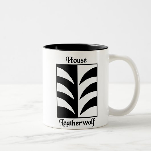 Haus Leatherwolf Zweifarbige Tasse (Rechts)