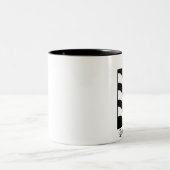 Haus Leatherwolf Zweifarbige Tasse (Mittel)