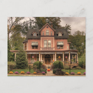Haus - Lebendiges Puppenhaus Postkarte