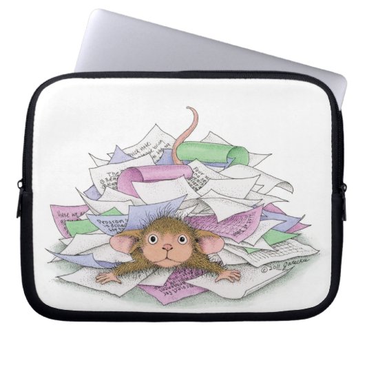 Haus-Maus Designs® - Elektronik-Tasche Laptopschutzhülle (Vorderseite)