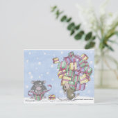 Haus-Maus Designs® Feiertagspostkarte (Stehend Vorderseite)