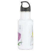 Haus-Maus Designs® - guter sauberer Spaß Edelstahlflasche (Rückseite)