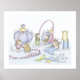 Haus-Maus Designs® - nähendes Plakat