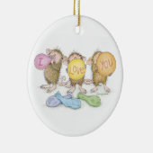 Haus-Maus Designs® - Valentinstag-Verzierung Keramikornament (Rechts)