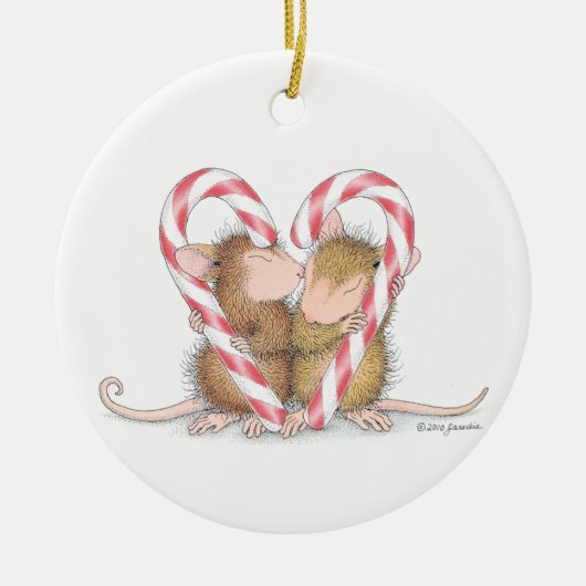 Haus-Maus Designs® - Verzierungen Keramik Ornament (Vorne)