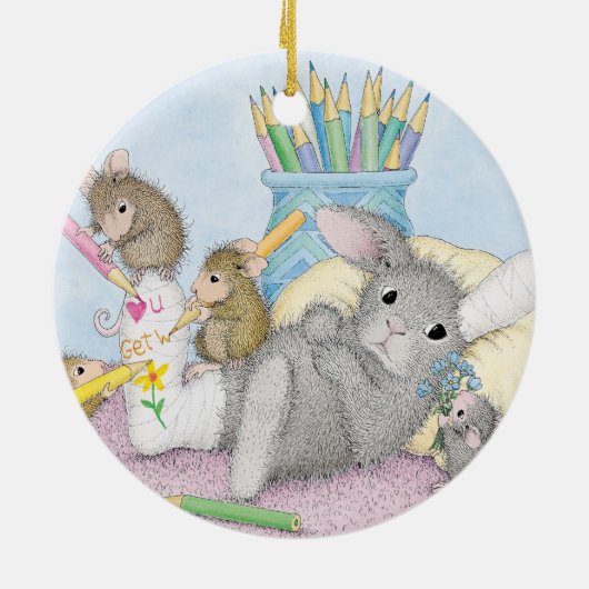 Haus-Maus Designs® - Verzierungen Keramik Ornament (Hinten)