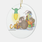 Haus-Maus Designs® - Verzierungen Keramik Ornament (Links)