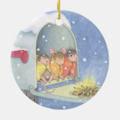 Haus-Maus Designs® - Verzierungen Keramik Ornament (Hinten)