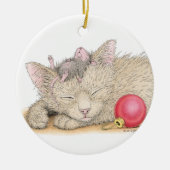 Haus-Maus Designs® - Weihnachtsverzierung Keramikornament (Vorne)
