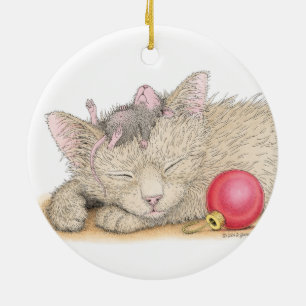 Haus-Maus Designs® - Weihnachtsverzierung Keramikornament