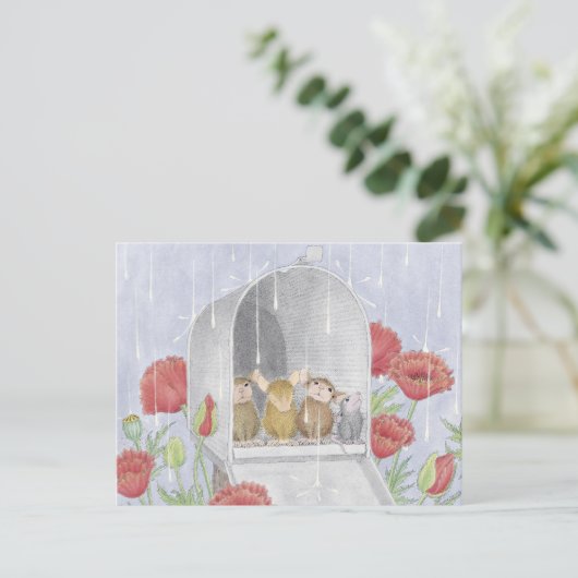 Haus-MausDesigns® Postkarte (Stehend Vorderseite)