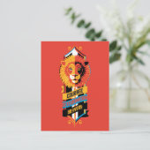 Haus-Merkmale Sigil Harry Potters | GRYFFINDOR™ Postkarte (Stehend Vorderseite)