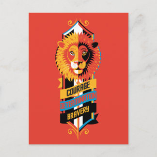 Haus-Merkmale Sigil Harry Potters | GRYFFINDOR™ Postkarte