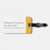 Haus-Merkmale Sigil Harry Potters | HUFFLEPUFF™ Gepäckanhänger (Rückseite horizontal)