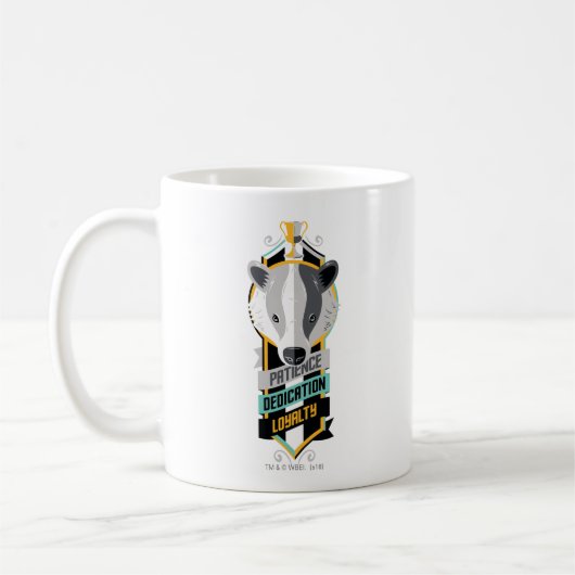 Haus-Merkmale Sigil Harry Potters | HUFFLEPUFF™ Kaffeetasse (Links)