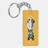 Haus-Merkmale Sigil Harry Potters | HUFFLEPUFF™ Schlüsselanhänger (Vorderseite links)