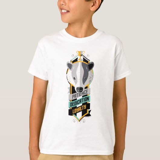 Haus-Merkmale Sigil Harry Potters | HUFFLEPUFF™ T-Shirt (Vorderseite)