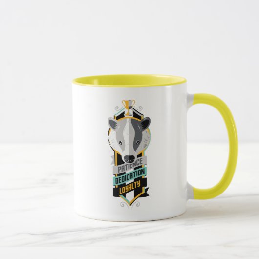 Haus-Merkmale Sigil Harry Potters | HUFFLEPUFF™ Tasse (Rechts)